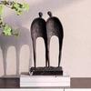 Minimalist Two Person Statue Desk Decoration Abstract Artwork Ornaments Creative Characters Metal Sculpture Room Aesthetic Decor