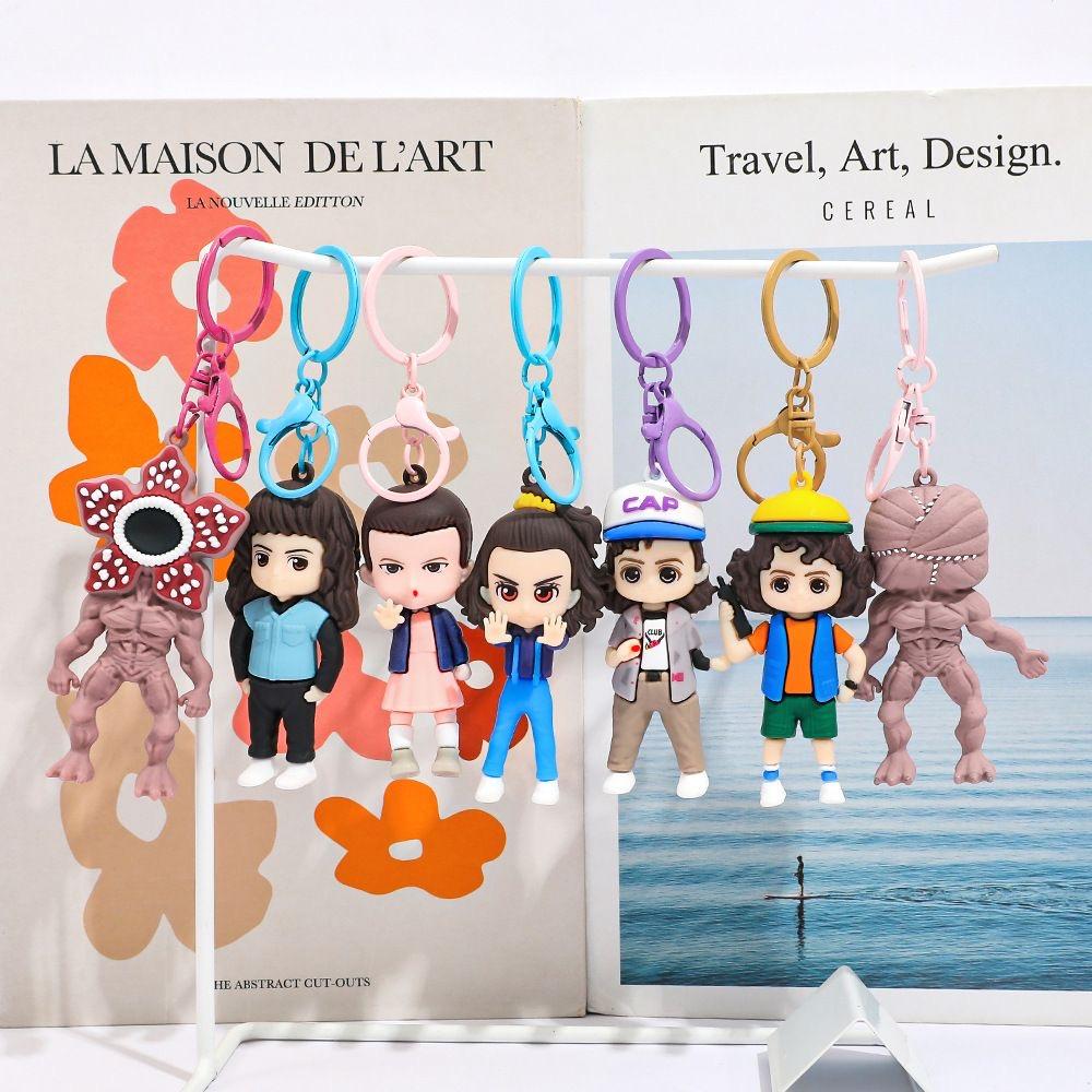 Stranger Things Schlüsselanhänger Rucksack Puppe Tasche Paar Anhänger Schlüsselanhänger Anhänger Geschenk