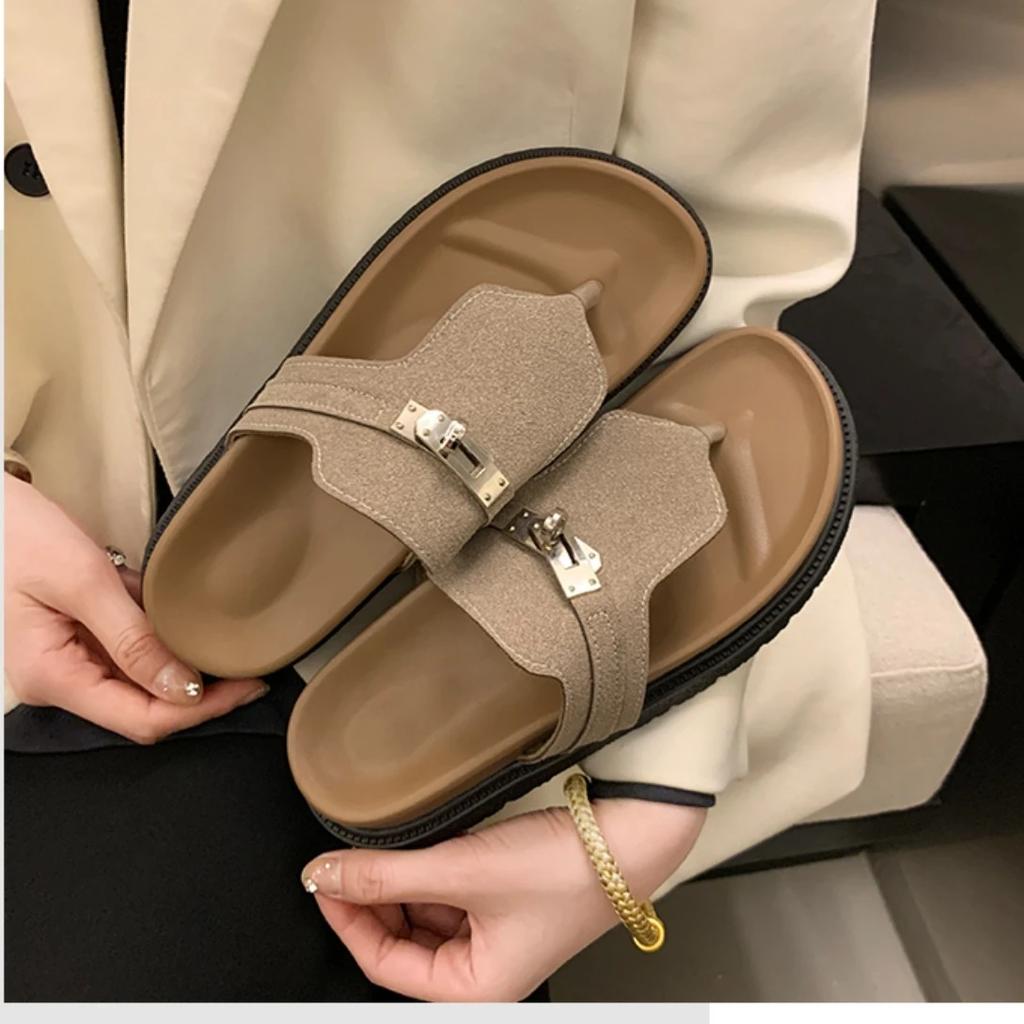Fashion Women Slippers Flats Sandals Summer Shoes 2025 New Casual Trend Woman Flip Flops Sport Slingback Shoes Slides Mujer Sandalias