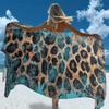 Luipaardprint Sarong Cover-up, Groot Zeer Absorberend Sneldrogend voor Reizen Kamperen Zomer