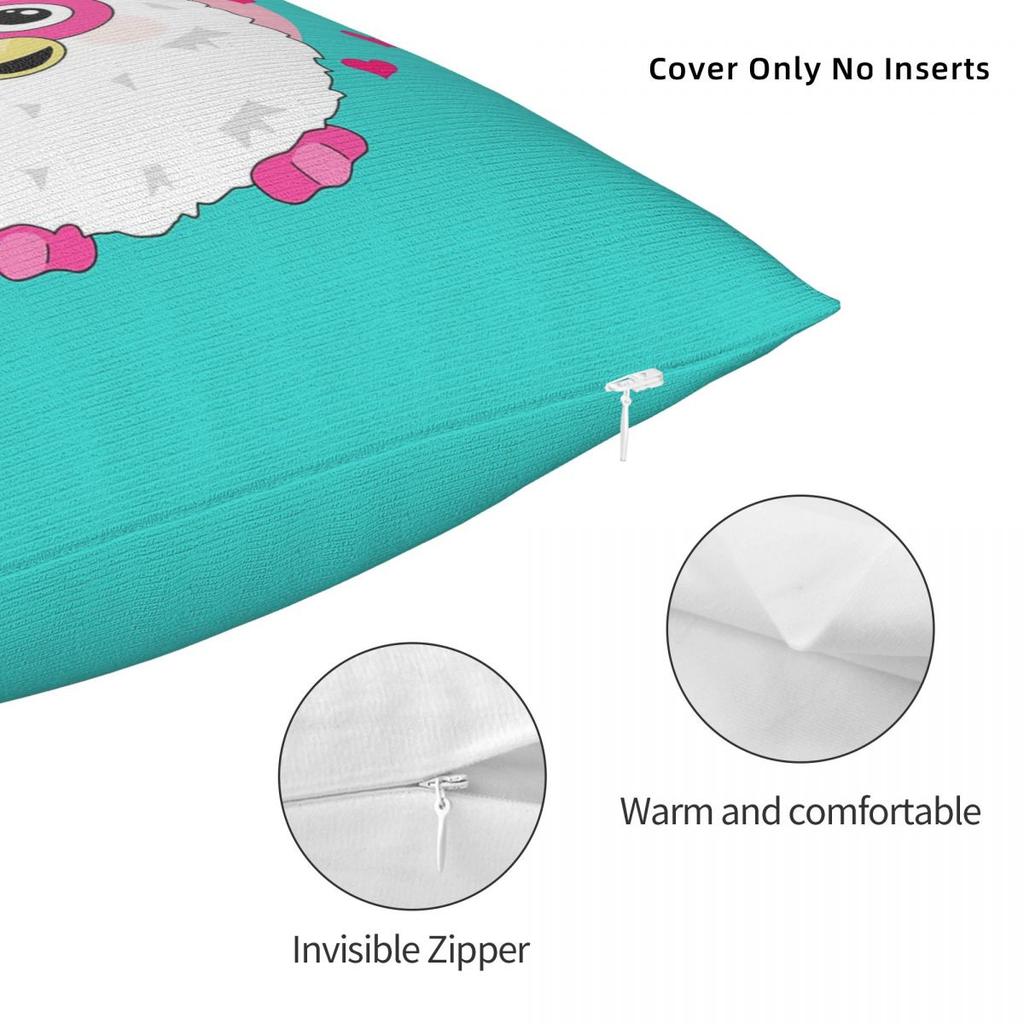 90s Furby Unicorn Square Pillowcase Cushion Cover Pillow Case Throw Pillow Cover for Home Sofa Living Room