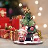 Christmas Cartoon House Wooden Assembly Ornaments Diy Children'S Gifts Three-Dimensional Ornaments Christmas Desktop Ornaments