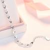 New Creative Personality Simple XO Bracelet Female Love Clover Plated 925 Silver Korean Bracelet Jewelry
