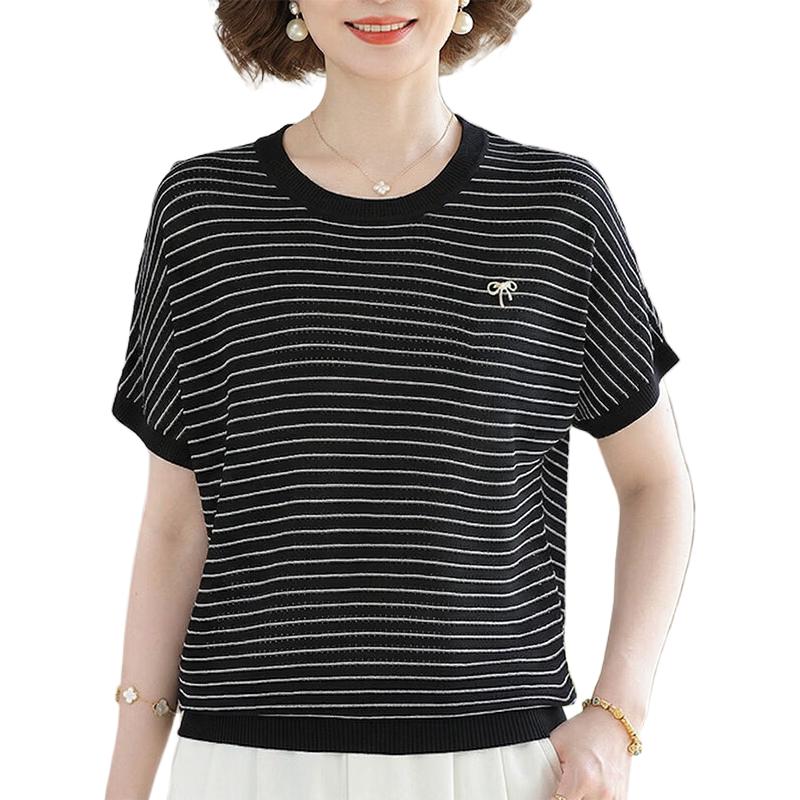AEMAPE Women s Summer Short Sleeve Top 2XL