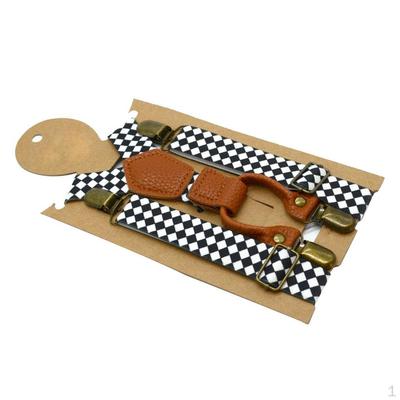 X Shape Suspenders Adjustable Strap Elastic Non-slip 1, 65x2.5cm