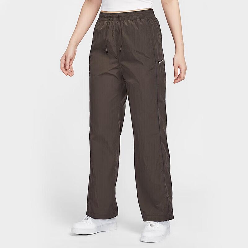 NIKE Women s High-Waist Woven Straight-Leg Trousers FV7656-220 L