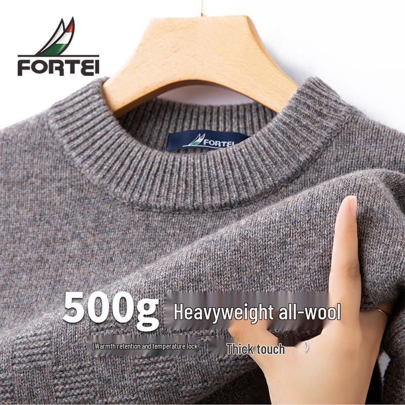 Men s 100% Merino Wool Half-Turtleneck Sweater 56