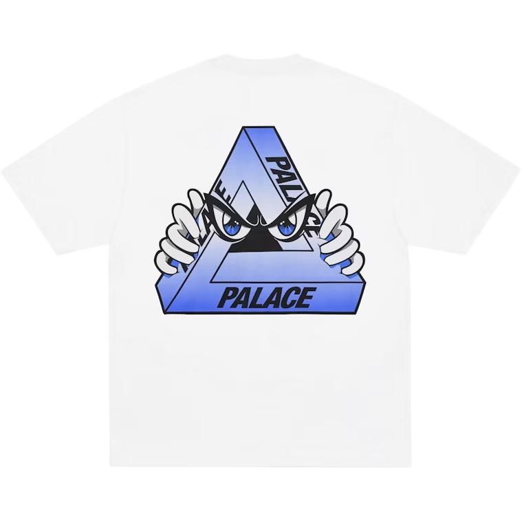 Palace Tri-Peek T-Shirt White Unisex Tops P29TS155 L