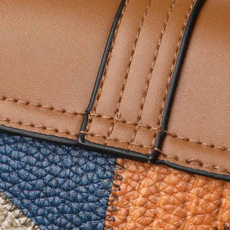 Mobile Phone Bag Messenger Bag for Women Multi-compartment Zipper Versatile Fashion Vertical Exquisite Soft Leather Small Bag