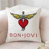 B-bon Jovi BAND SINGER Pillow Case Pillowcase, Double-sided Printed, Sofa Cushion, Bedroom Headboard Pillow