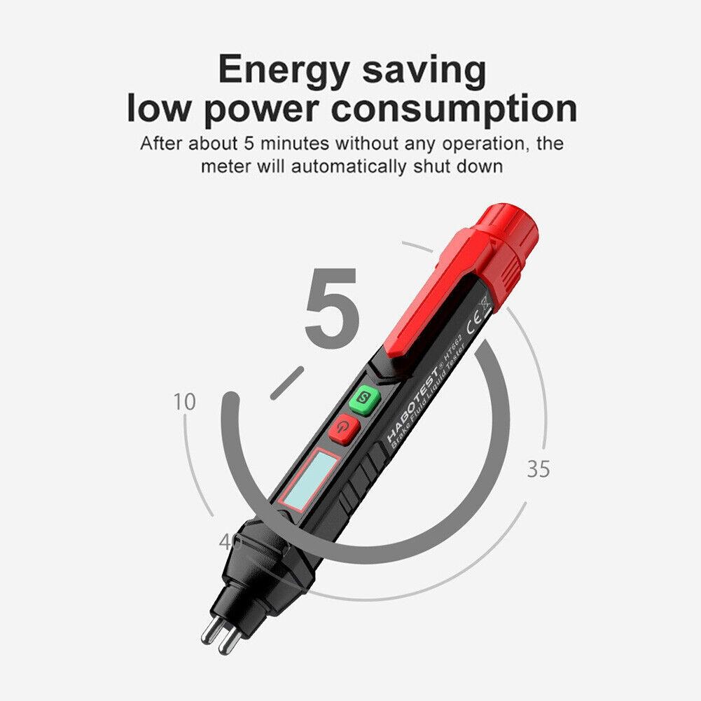 2x1.5v AAA Battery Brake Tester Pen Audible And Visual Alarm Brake Fluid Tester