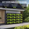 Cyperocean 12V 200Ah LiFePO4 Battery  2560Wh 200A BMS 6000+ Charge Cycles  Expandable Up To 40.96kWh – For RVs, Solar Panels, and Off-grid Use