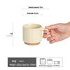 Shangqi Embossed Ceramic Coffee Mug Set