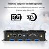 Core Fanless Mini Industrial Embedded PC Host