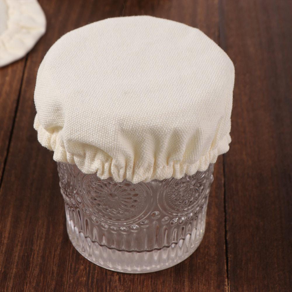 10Pcs Reusable Sourdough Starter Jar Covers Breathable Dust Cover  Canning