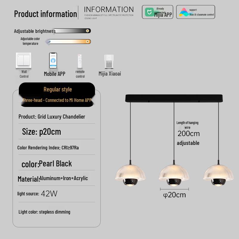 Minimalist Italian Three-Head Chandelier - Luxury Flower Bud Dining Table Light