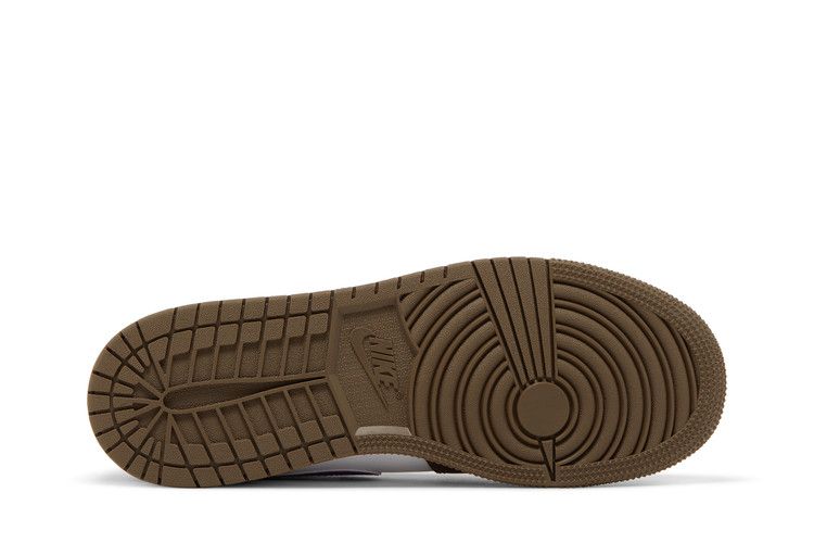 Kids' Sneakers Nike Jordan 1 Low Purple Mocha (GS) Palomino/Wild Berry-White