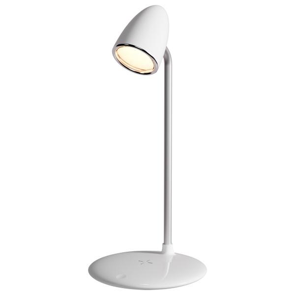 Lampka biurkowa LED Proove 10W z ładowaniem indukcyjnym biała