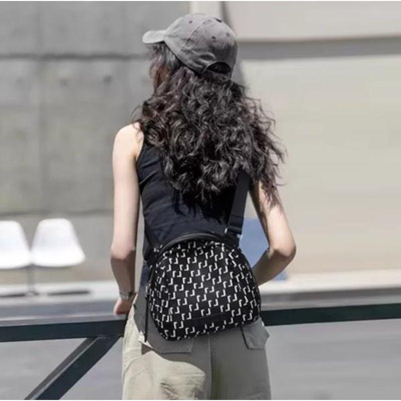 

Small Bag 2025 New Arrival Tide Fashion Canvas Bag Summer Women s Bag Easiest for Match Shoulder Messenger Bag Female Oxford Cloth Chest Bag Black Official genuine goods