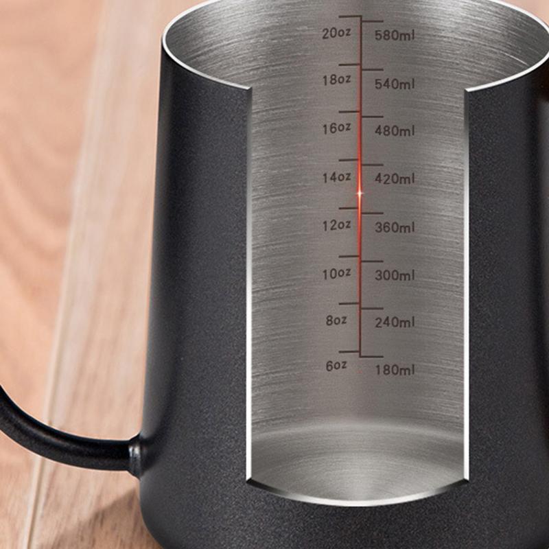 

Drip Coffee Pour Over Kettle 250ml Stainless Steel Gooseneck Spout Coffee Pot with Scale Hand Drip Coffee Maker For Home Travel