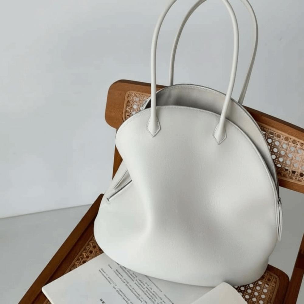 Versatile Style Shell Shoulder Bag Soft Handheld Shoulder Bag New PU Leather Tote Bag  Shopping Bag