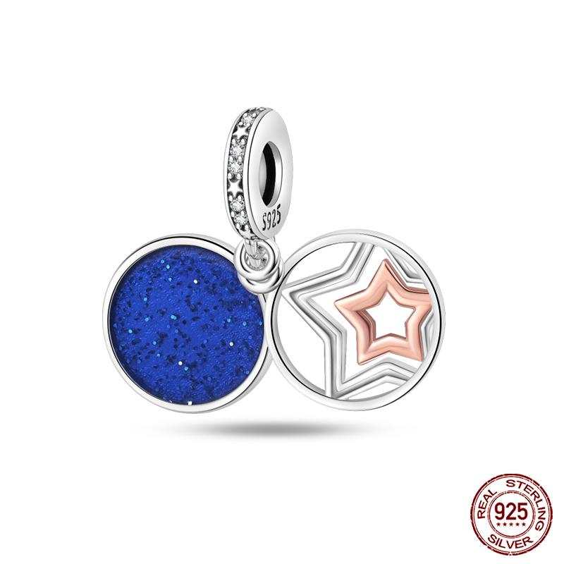 100% Copper Fashion Space Travel Collection Rocket Astronaut Charms Beads Fit Qikaola Original Bracelet Diy Jewelry