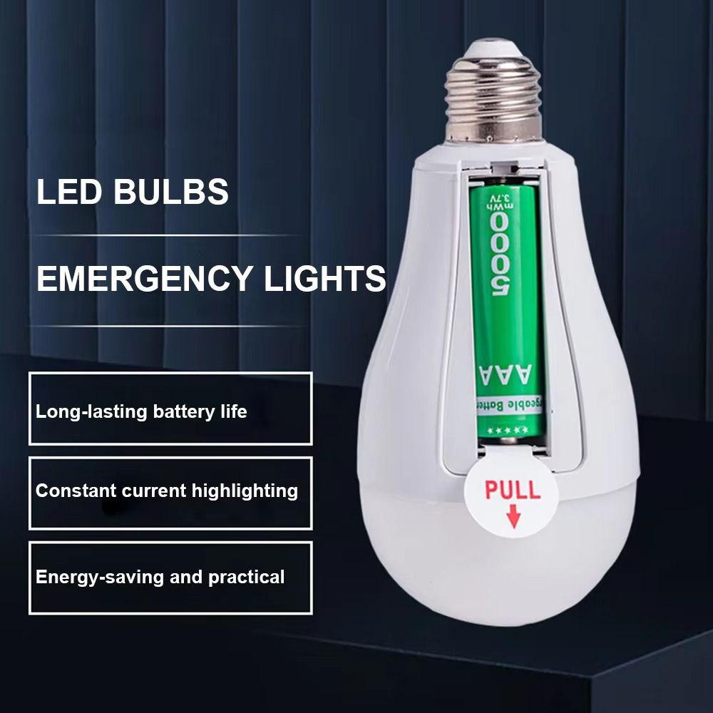New Flicker-Free LED Bulb Light Portable 20W Emergency Bulb Courtyard Outdoor Bulb Power Failure Emergency