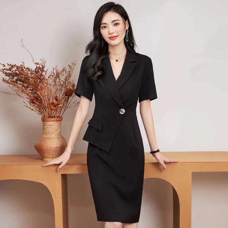 Women's Green Fashion Bodycon Dress with Slimming Tummy Control