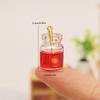 5Pcs 1/1 Dollhouse Simulation Mini Glass Jar Jam Model Dollhouse Kitchen Decoration Dolls House Micro Scene Photo Props