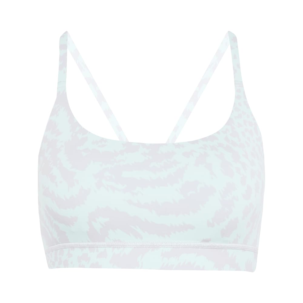 

Adidas All Me Light Support Sports Print Dawn Size AB Bra, All-Over Bra, JNQ32, Women s, Semi-Flash Aqua/Silver (IX0457), J/L,