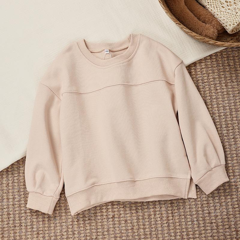 Kid's Unisex Cotton Round Neck Long Sleeve Hoodie - Winter 2025 Collection, Comfortable & Stylish