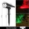 Super Bright Waterproof Solar Garden Spotlight: Dual-Purpose Landscape Lawn Light for Outdoor Villas