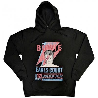 David Bowie Unisex Adult Earls Court Â´73 Pullover Hoodie