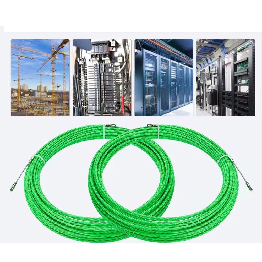 5-15M Cable Push Puller 4MM Extractor Glass Fiber  For Fiberglass Duct Rodder Wall Wire