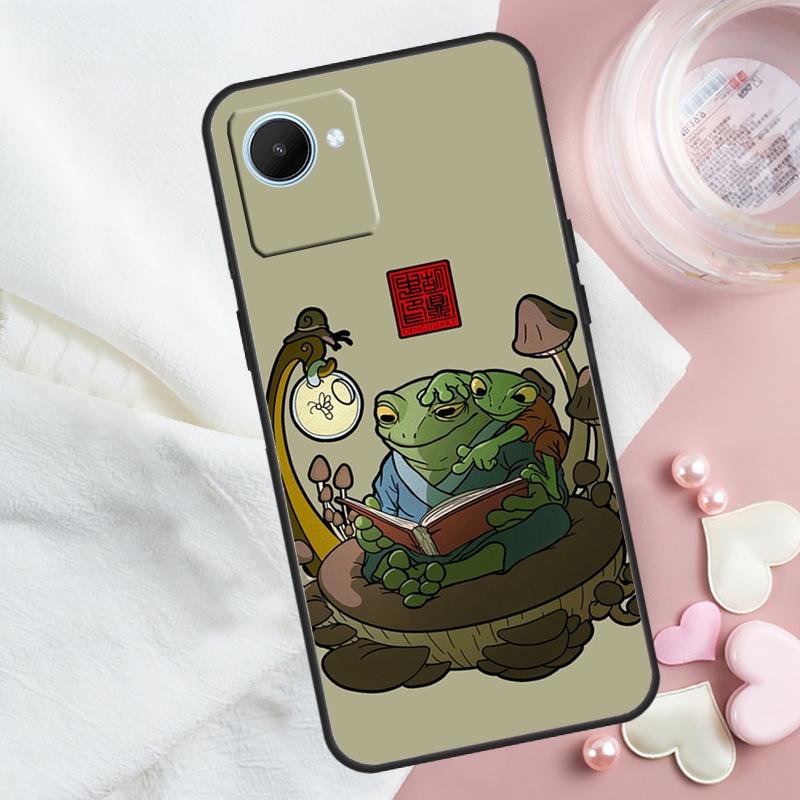 

Лягушка и его сын Для Realme 14 Pro Plus 10 11 12 13 GT 7 Pro GT 5 6 6T C67 C61 C53 C51 C21Y C25S C75 C55 Чехол Realme 11 Pro Plus