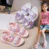 Children's sandals 2025 summer new fashion Korean version of sports sandals medium and large children and little girls versatile beach shoes tide