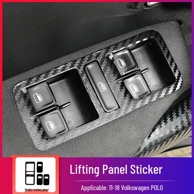 Anti-Scratch Sticker for 2011-2018 VW Polo Center Console Interior