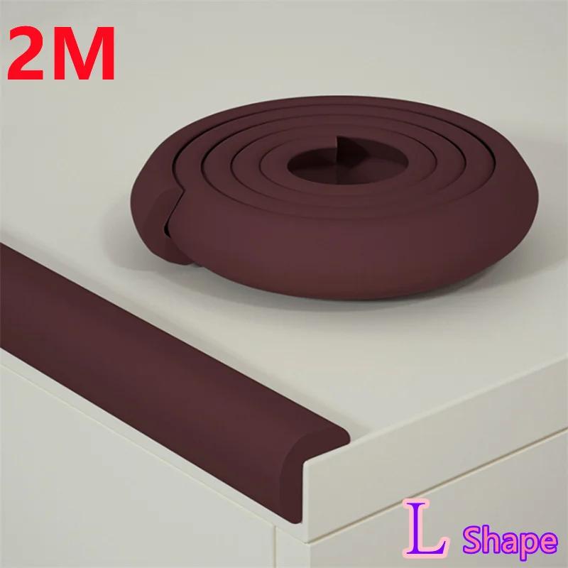 2M Baby Safety Corner Protector Solid Color Edge Guards for Childproofing Home Furniture Corners Table Angle Protection Tape