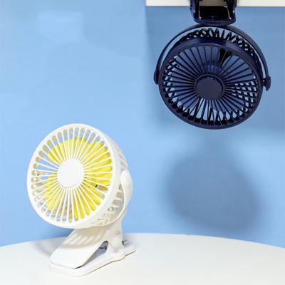 Desktop Clip Fan Quiet Large Wind Folding Small Stroller Outdoor Student Charging Small Fan