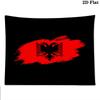 Republic of Albania Wall Tapestry Aesthetic Wall Hanging Printed Fabric Blanket Decorative Tapestries for Bedroom Living Room Home Decor