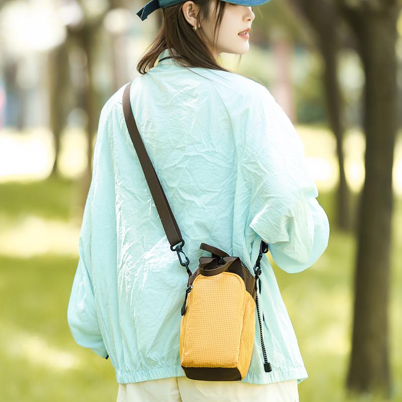 Shoulder Bag Women's Contrast Water Cup Bag Mobile Phone Bag