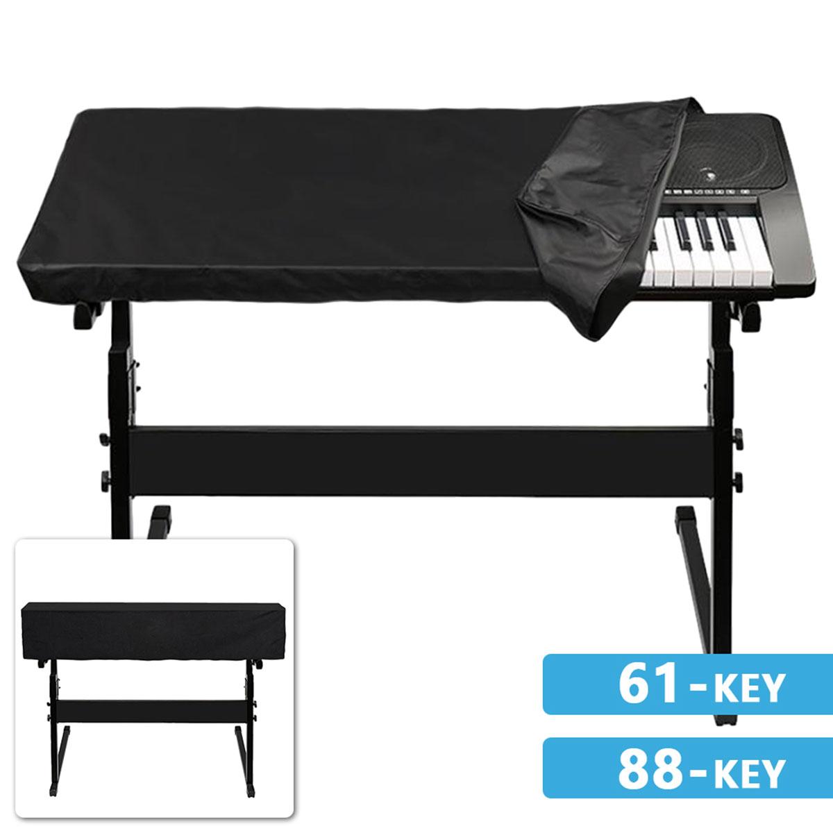 

Black 88 Keys Digital Electric Piano Cover 61 Keys Electronic Dust Coverd Shrink Draw Phial Dust Piano Protective Organizer 98 x 42cm светло-серый