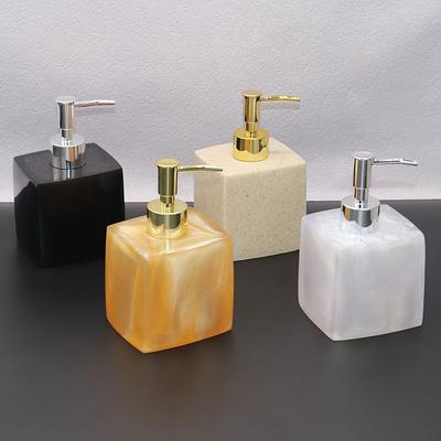 Europäisches Hotel Badezimmer Handdesinfektionsmittel Flasche Shampoo Duschgel Spenderflasche Aufdrückbarer Seifenspender Badezimmerzubehör