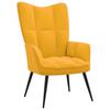 Day and Night - Day and Night Mustard Yellow Velvet Relaxation Armchair