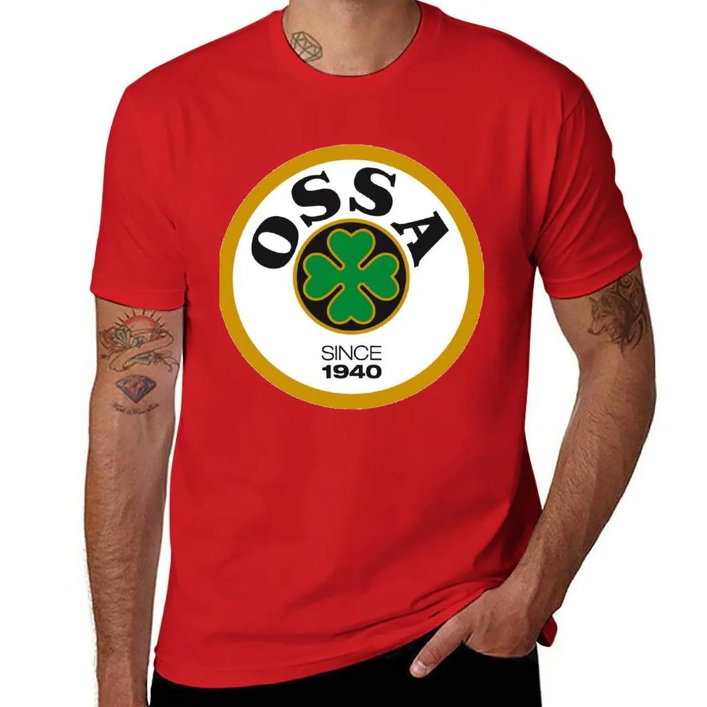 OSSA retro logo T-Shirt plain sports fans mens graphic t-shirts