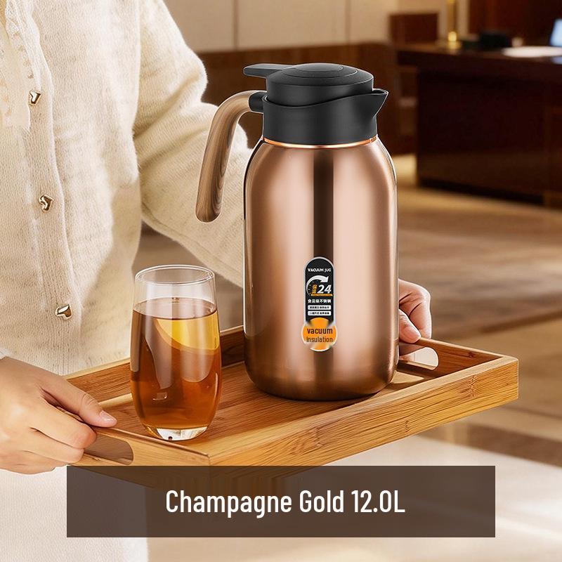 304 Stainless Steel Thermos Pot, Large Capacity for Tea and Hot Water, Ideal for Dormitories and Students