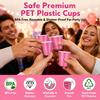 2 Oz Plastic Shot Glasses 100 Pack - Disposable Mini Tasting Cups for Wine Sampling, Clear Shatterproof Party Cups for Weddings, Events, Catering