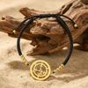 Dawapara Sigil of Lilith Bracelet Adjustable Braided Rope Chain Lilith Moon Goddess Mythology Amulet Stainless Steel Jewelry