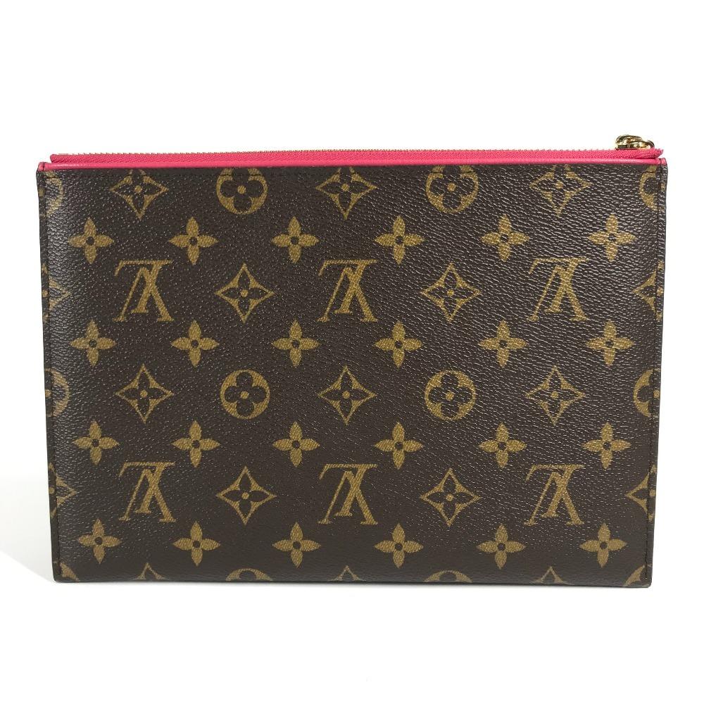Louis Vuitton M60677 Monogram Pochette-Pallas Pouch Bag with Strap Clutch Bag