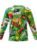 Graffiti men's downhill riding suit off-road motorcycle mountain bike suit racing suit summer